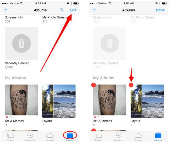 ow to Delete Albums on iPhone